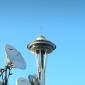 Space Needle and Satellites